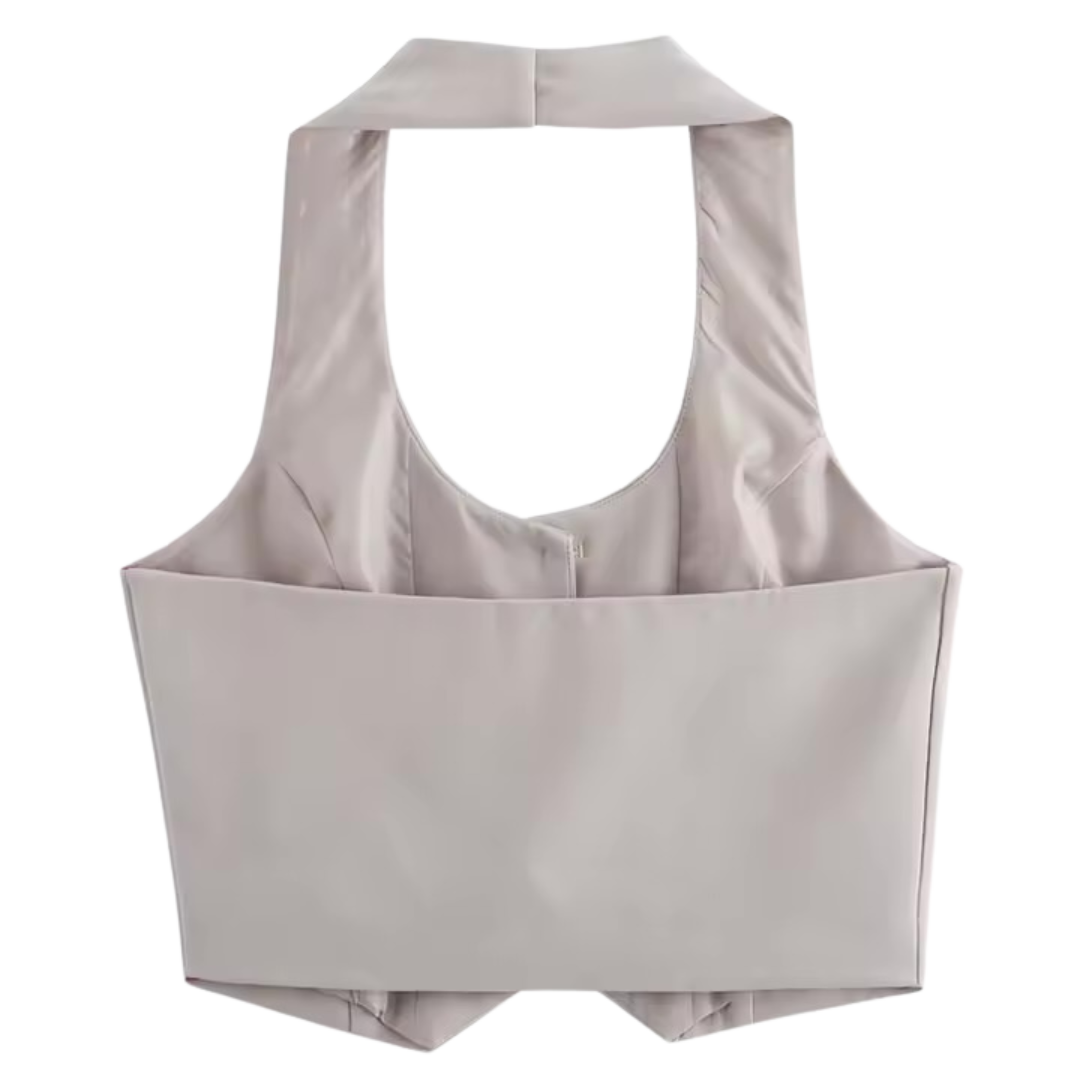 TIMEFINITY Damen Set „Olinaya 2025 – zweiteiliges Outfit mit Top & Hose, modern geschnitten, trendiger Alltags- & Office-Look
