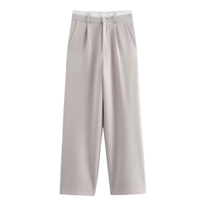 TIMEFINITY Damen Set Olinaya 2025 – zweiteiliges Outfit mit Top & Hose, modern geschnitten, trendiger Alltags- & Office-Look