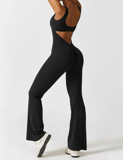 Vaelyna Fit – Figurformender Jumpsuit für Pilates, Sport & Alltag