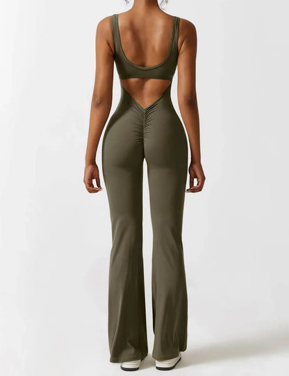 Vaelyna Fit – Figurformender Jumpsuit für Pilates, Sport & Alltag
